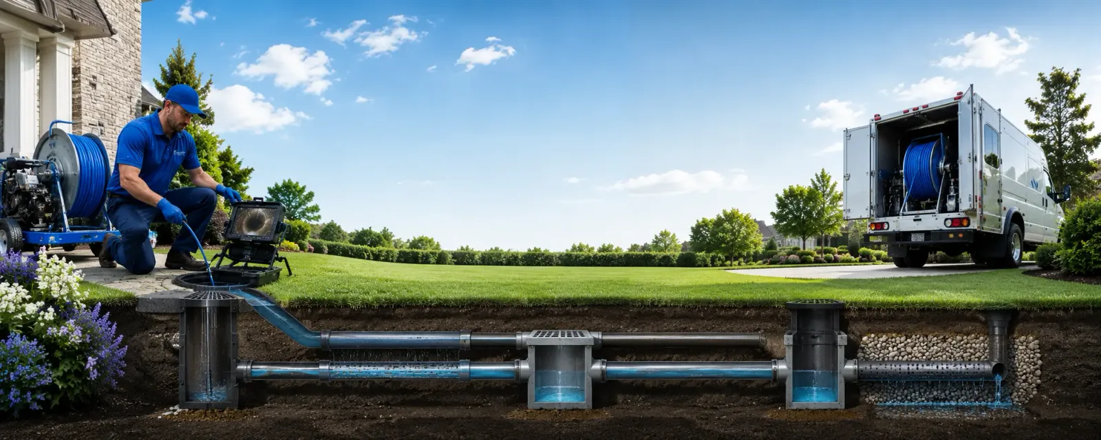 Outdoor drain cleaning information for Fowler, CA